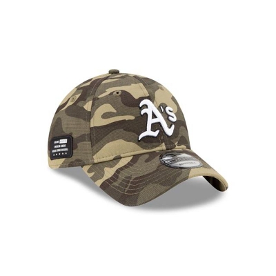 Oakland Athletics Gorra | New Era MLB Armed Forces Weekend 9twenty Adjustable Cap Mexico - Verdes